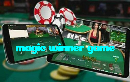 magic winner game casino presented on mobile device in Pakistan with slots and live games